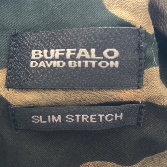 BUFFALO David bitton slim stretch sooter-x plaid shirt amarillo camo Size Large - Picture 10 of 14